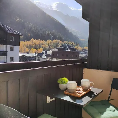 Appartement Superbe 2 Pieces, Centre Vue Mont-blanc Avec Balcon Et Parking Gratuit Chamonix